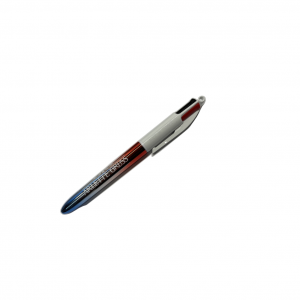 Stylo Bic Bleu/blanc/rouge - 4 couleurs